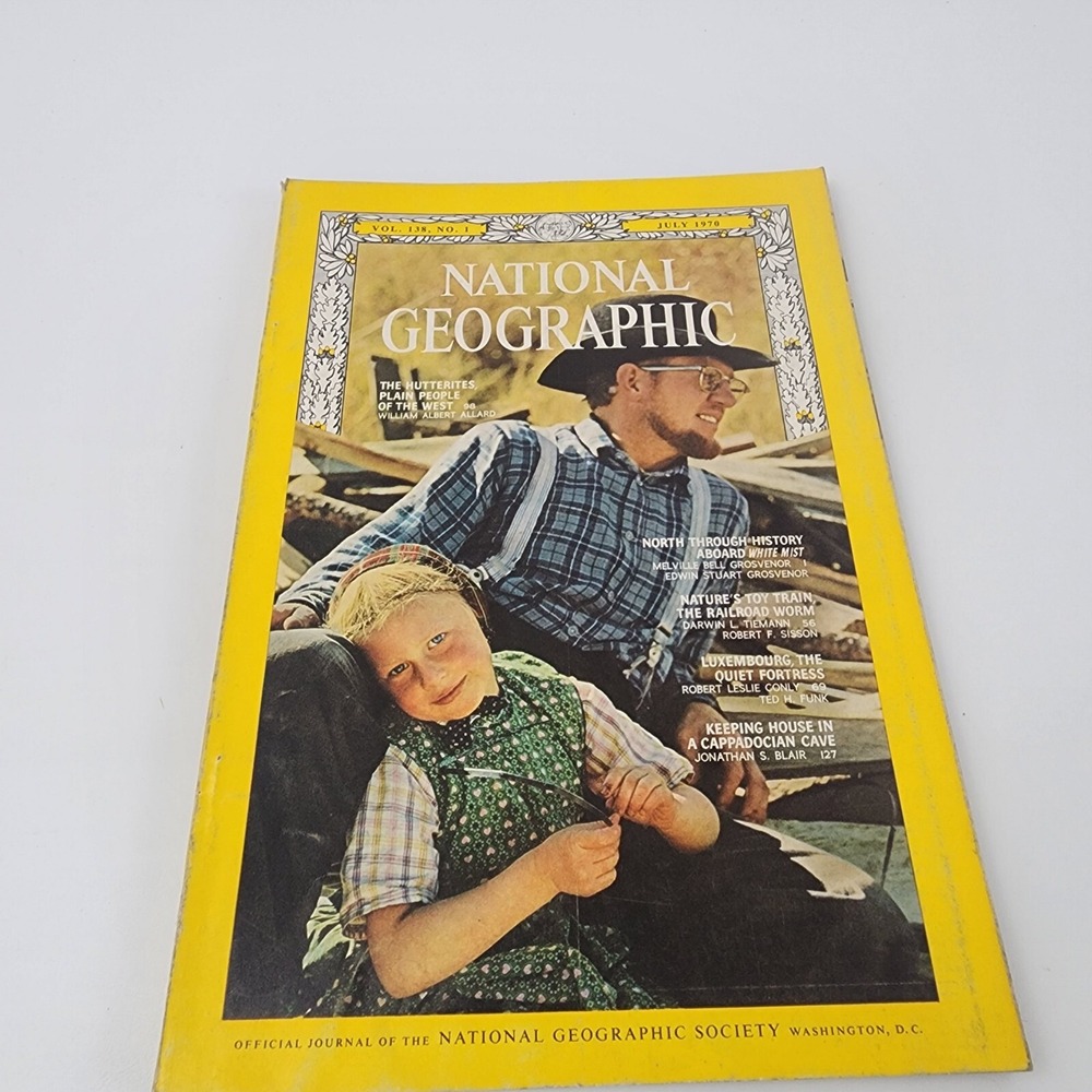 National Geographic Magazine July 1970 No Insert